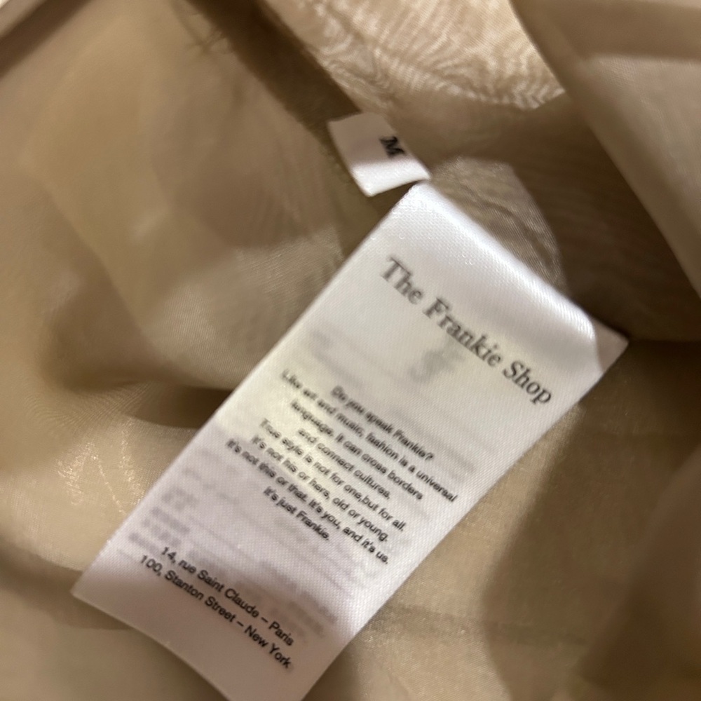 The Frankie Shop Beige Sheer Maxi Skirt - Picture 5 of 8
